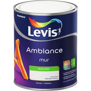 Levis Ambiance Mur Extra Mat - Marmerwit - 1 L