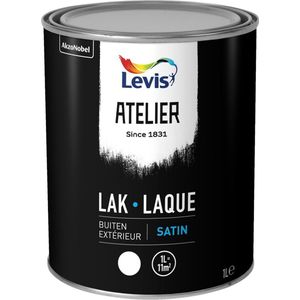 Levis Atelier Lak Buiten Satin - 2.5L - Wit
