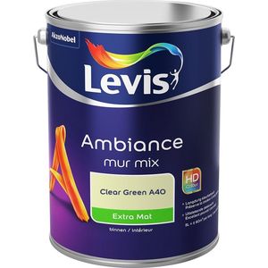 Levis Ambiance Mur Extra Mat Mix - Clear Green A40 - 5 L