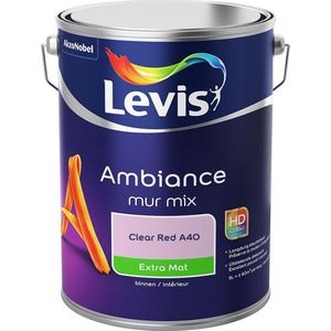 Levis Ambiance Muurverf - Extra Mat - Clear Red A40 - 5L