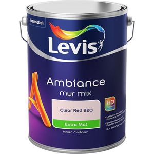 Levis Ambiance Muurverf - Extra Mat - Clear Red B20 - 5L