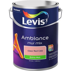 Levis Ambiance Muurverf - Extra Mat - Clear Red C40 - 5L