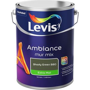 Levis Ambiance Muurverf - Extra Mat - Shady Green B80 - 5L