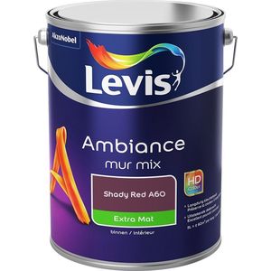 Levis Ambiance Mur Extra Mat Mix - Shady Red A60 - 5 L