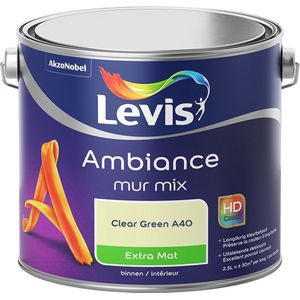 Levis Ambiance Mur Extra Mat Mix - Clear Green A40 - 2,5 L