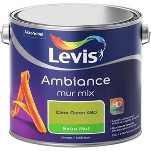 Levis Ambiance Mur Extra Mat Mix - Clear Green A80 - 2,5 L