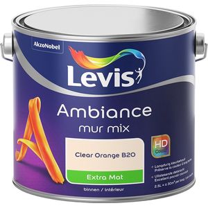 Levis Ambiance Mur Extra Mat Mix - Clear Orange B20 - 2,5 L