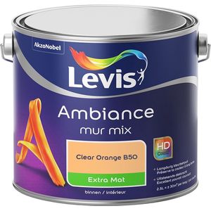 Levis Ambiance Mur Extra Mat Mix - Clear Orange B50 - 2,5 L