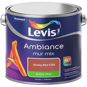 Levis Ambiance Muurverf - Extra Mat - Clear Red C50 - 2.5L