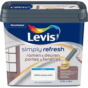 Levis Simply Refresh - Ramen & Deuren - Satin - Simply White - 0.75L