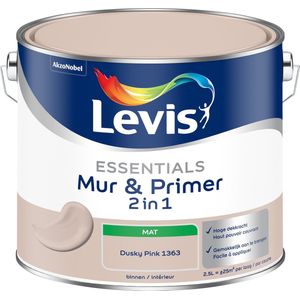Levis - Essentials Mur & Primer - Dusky Pink - 2,5 L