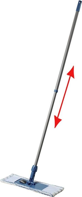 Starbright Vloerwisapparaat Met Telescoopsteel Blauw/ Zilver 130 Cm