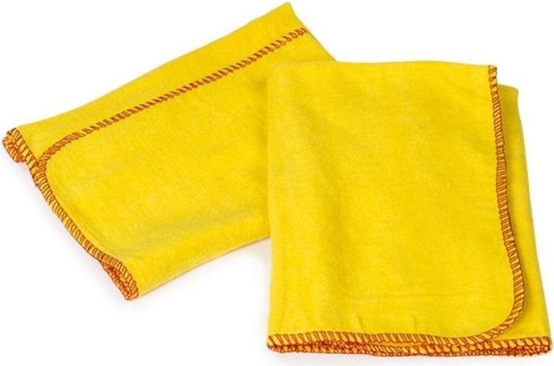 Starbright Katoenen Stofdoek Geel 40 Cm 2 Stuks