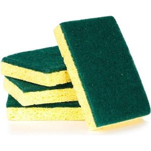 Viscose schuursponsjes | 4 stuks