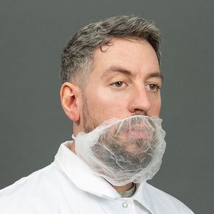 HY@PRO - Non Woven Baardmasker - Wit - 45 cm - 100 Stuks