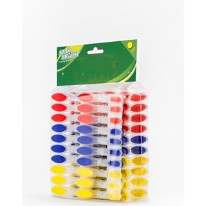 Starbright Wasknijpers soft grip 40st verschillende Kunststof Starbright Knijpers