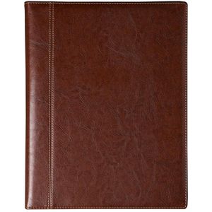 Alassio 30073 - FANO writing folder in DIN A4 format, FINEtouch imitation leather writing case, document folder in black, folder approx. 32 x 26.5 x 2 cm