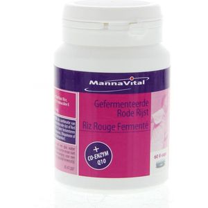 Mannavital Gefermenteerde rode rijst 60 Vegetarische capsules