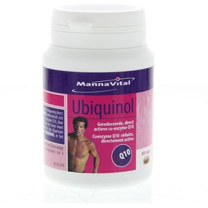 Mannavital Ubiquinol co-enzyme Q10 60 capsules