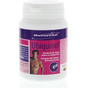 Mannavital Ubiquinol co-enzyme Q10 60 capsules