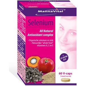 Mannavital Selenium all natural 60 capsules
