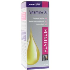 MannaVital Vitamine D3 Platinum Druppels 100ml