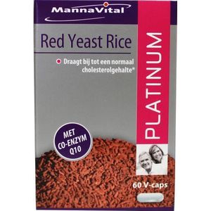 Pit&Pit - Red Yeast Rice Platinum bio 60 pcs. - Normale cholesterol - Handige capsules