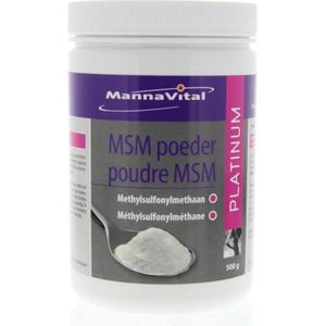 MannaVital - MSM Platinum - Poeder - 200 Gram - Organische Zwavel