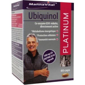 Mannavital Ubiquinol platinum 60 capsules