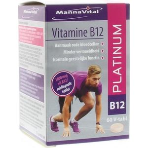Mannavital Vitamine B12 platinum  60 tabletten