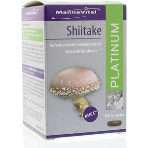 Mannavital Shiitake Platinum V-caps 60