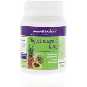 MannaVital Digest enzyme forte 60 Vegetarische Capsules