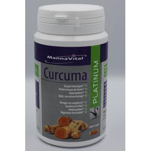 Mannavital Curcuma platinum  180 Vegetarische capsules