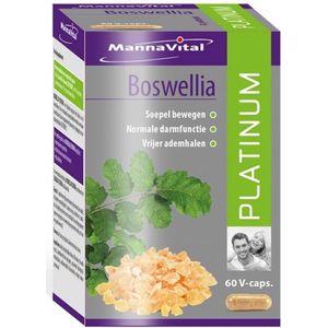 Mannavital Boswellia platinum 60 Vegetarische capsules