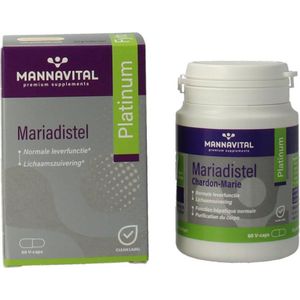 Mannavital Mariadistel platinum 60 Vegetarische capsules