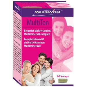 Mannavital Multiton 60 Vegetarische capsules