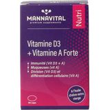 Vitamine D3 + Vitamine A Forte - 3000 IU - Voedingssupplement