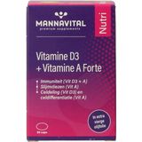 Vitamine D3 + Vitamine A Forte - 3000 IU - Voedingssupplement