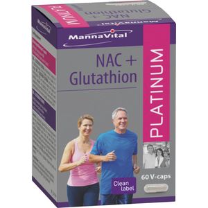 Mannavital NAC+ Glutathion Platinum 60 Vegicaps