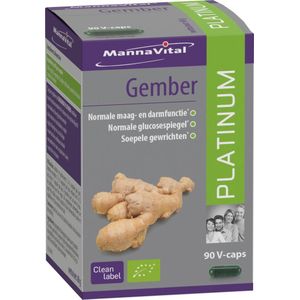 Mannavital Gember Platinum Capsules 90VCP