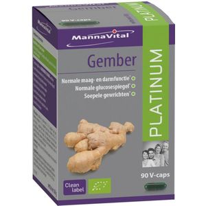 MannaVital Bio gember platinum 90 Vegacapsules