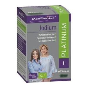 Mannavital - Jodium Bio Platinum - Capsules - Biologisch - PureSea®