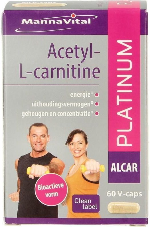 Mannavital Acetyl-l-carnitine platinum 60 vcaps