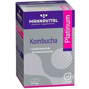 Mannavital kombucha platinum 60 capsules