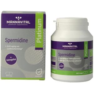 Mannavital - Spermidine Platinum - Kruidenpreparaat - 500 mg - Vegetarische Capsules