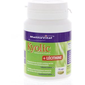MannaVital Kyolic + lecithine capsules 75ca