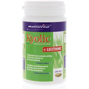 MannaVital Kyolic + lecithine capsules 200ca