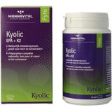 Mannavital Kyolic EPA+K2 Caps 80 - Hart- en Bloedvatondersteuning met Gefermenteerde Knoflook en Omega-3