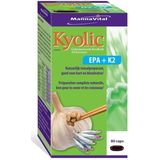 Mannavital Kyolic EPA+K2 Caps 80 - Hart- en Bloedvatondersteuning met Gefermenteerde Knoflook en Omega-3