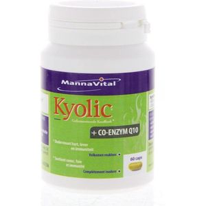 Mannavital Kyolic + co-enzym Q10 60 Vegetarische capsules